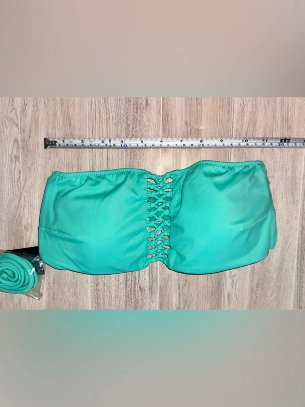 VS Mint Green Bandeau Lace-Up Bikini ➕ FREE addition top! (size S/M/L) - Picture 14 of 16